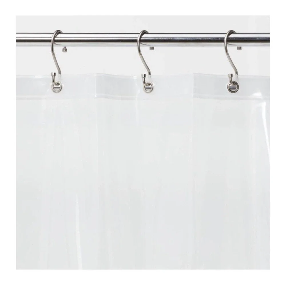 Made by Design PEVA STALL-Size Shower Curtain Liner Clear Medium Weight 54”x 78”